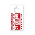 Plain Door Hanger Custom Printed (6 3/4"x3 1/2")